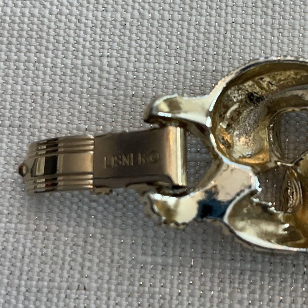 Lisner Vintage Gold Tone Plumb Bracelet - Picture 5 of 5